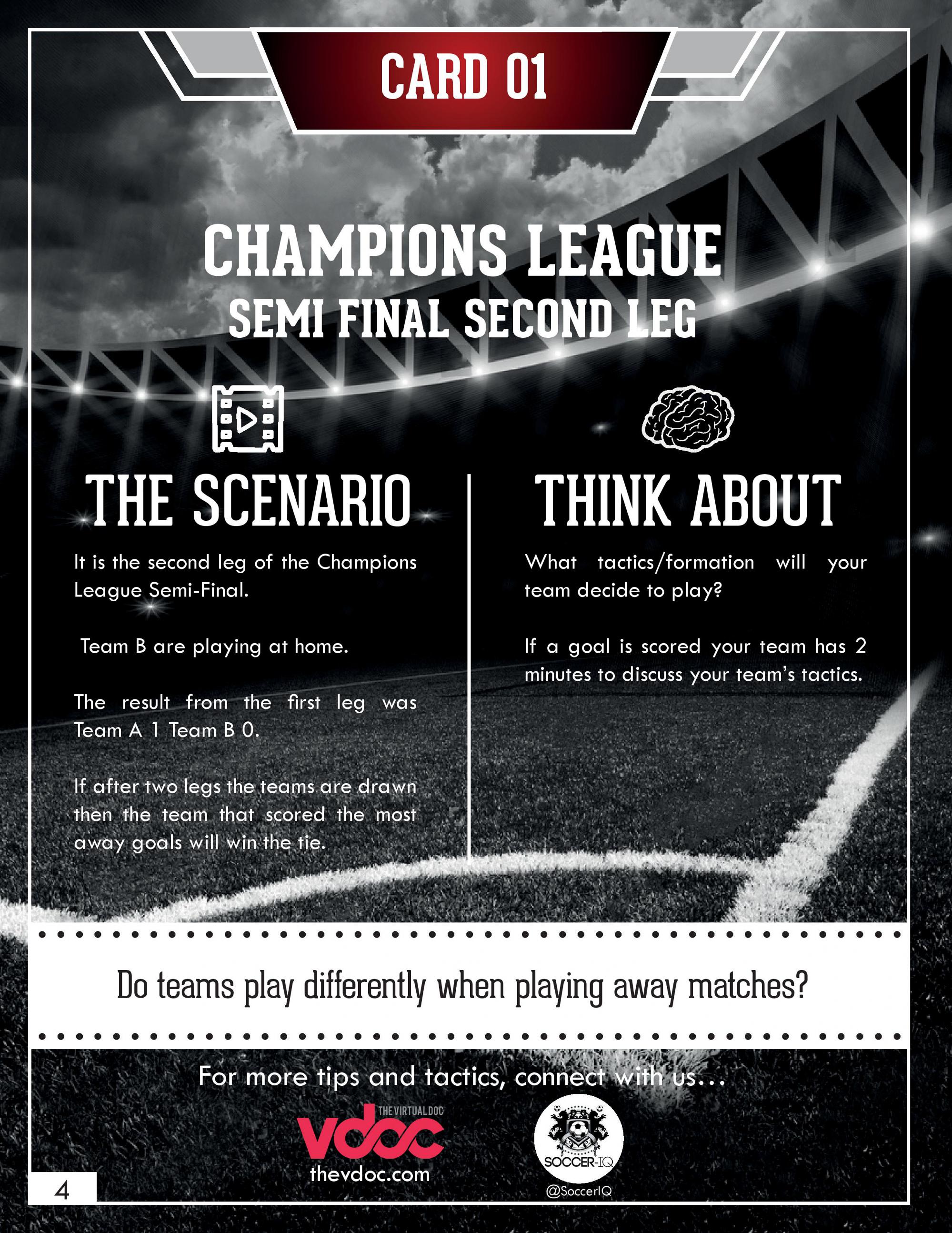 Scenario Cards for Youth Soccer